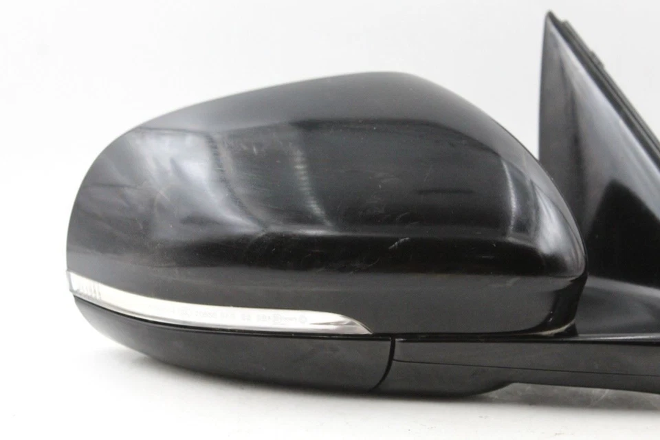 Espelho de porta preto lateral direito do passageiro compatível com 2010-2015 JAGUAR XF OEM #41190 - Imagem 2 de 4