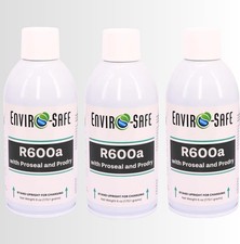 R600a Refrigerant W/Proseal and Prodry - 6oz Upright Self Sealing-3 Cans