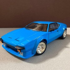Hot Wheels 1/18 De Tomaso Pantera Blue Diecast Model 100% Series with Box