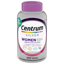 Centrum Silver Women's Multivitamin for Women 50 Plus 200 Ct Exp: 1/2026