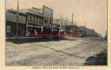 CA, Niles, California, Main Street, Looking West, Business Section