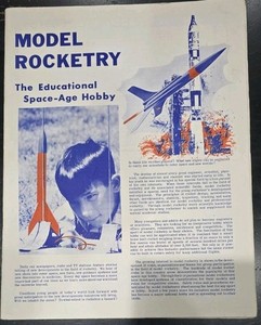 Collectors Item: Model Rocketry The Educational Space-Age Hobby NEW
