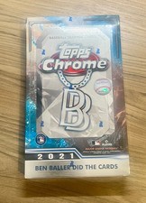 2021 Topps Chrome Baseball Ben Baller Hobby box sealed