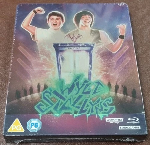 Bill and Ted’s Excellent Adventure OOP (4K UHD+Blu-ray, 1987) Steelbook Zavvi - Picture 1 of 3