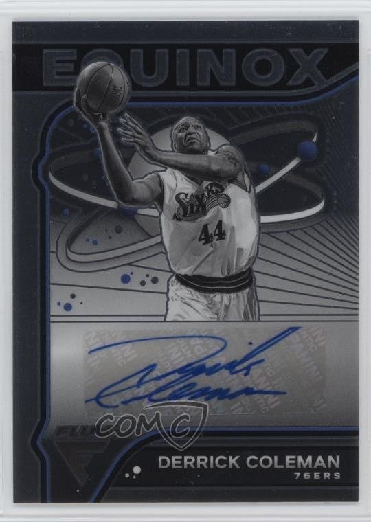 Derrick Coleman #EA-DCM 2022-23 Panini Flux Basketball Equinox Autographs