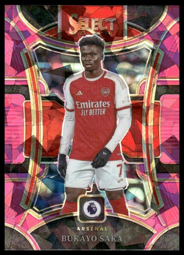 2023-24 Panini Select Premier League #106 Bukayo Saka Pink Ice
