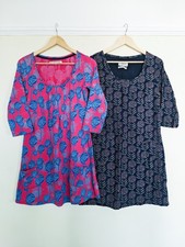 Organic Cotton Bundle (UK10) Mudd & Water Tunic Dress/Seasalt Navy Shift Dress