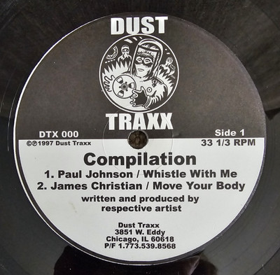Paul Johnson 1997 Dust Traxx Chicago House Compilation 4 Tracks DTX 000