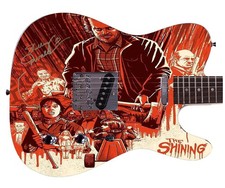 Shelley Duvall The Shining Movie Signed Custom Graphics Guitar ACOA