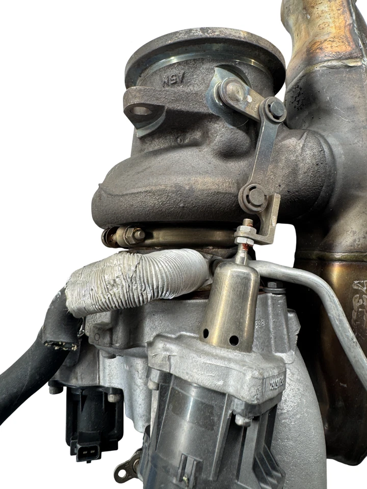 Conjunto de coletor turbocompressor motor BMW X5 F15 N55 2014‐18 original do fabricante 7643115 - Imagem 3 de 4