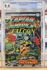 Captain America and The Falcon #182 ~ 2/1975 ~ CGC Grade 9.4, Off-White Pages