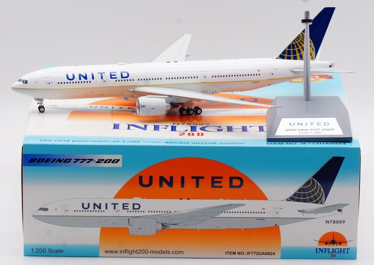 航空機・ヘリコプター Boeing 777-200 United Airlines 1/200 s-l1200.jpg