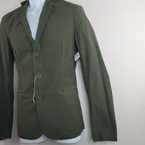 Tomas Maier Mens Green Blazer Jacket Notch Lapel Collar Made in Italy Size Small - Picture 4 of 8