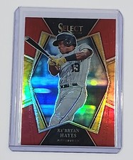 2022 Panini Select KE'BRYAN HAYES Premier Level RED PRIZM SP #'d /199 GOLD GLOVE