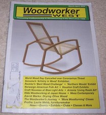 Woodworker West Magazine March-April woodworking