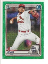 2020 Bowman Chrome Alvaro Seijas Green Mojo Refractor Prospect /99 RC BCP-60