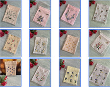 New Dust bag-Gift bag-Storage Bag Embroidered Easy Drawstring Fabric Pick One