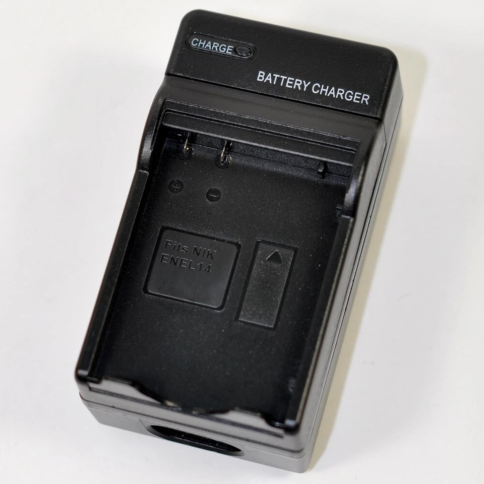 Carregador de bateria de rede/DC para Nikon D3300 D5100 D5300 D5500 D5600 EN-EL14a MH24 - Imagem 2 de 4