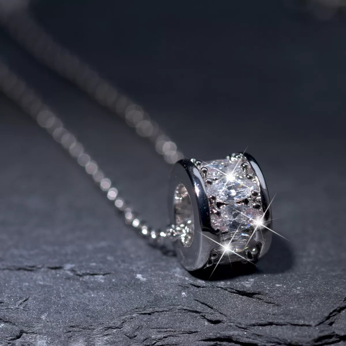 Swarovski online ring necklace