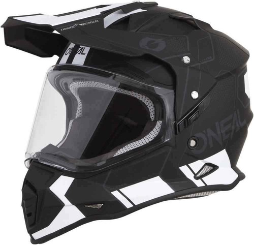 O'NEAL Casco SIERRA II COMB nero bianco Enduro stradale Motard Quad | eBay
