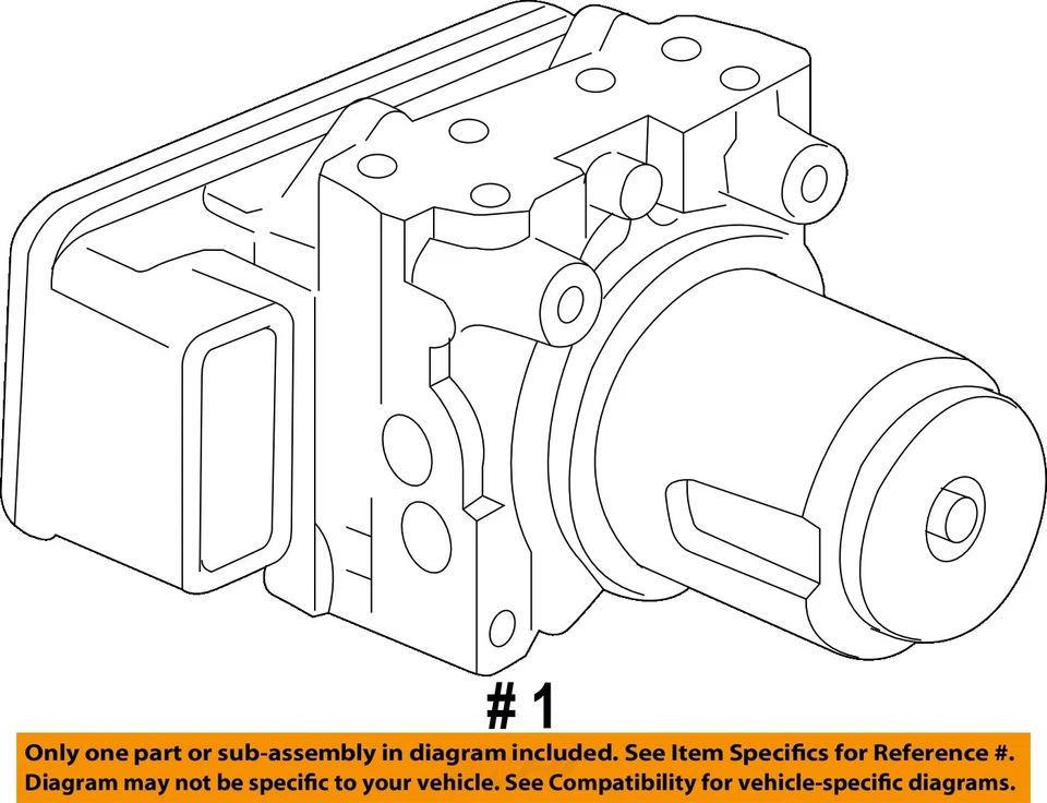 Used ABS Modulator fits: 2013 Acura Tl Modulator Assembly vehicle stability assi - Image 4 of 4