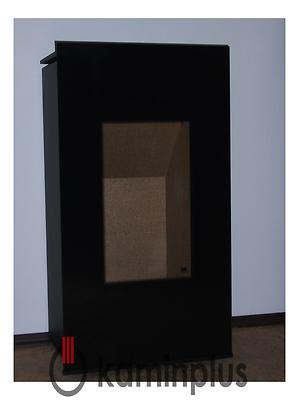 Kaminofen M-design ZINO 900 Glas 5 kW rahmenlos Schwarz zeitlos und modern stove