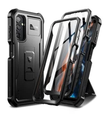 Dexnor for Samsung Galaxy A25/A24 Case Heavy Duty Rugged Cover with Kickstand