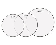 RockSolid Clear Single Ply Drum Head Skin Tom Packs