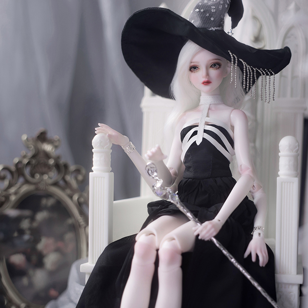 1/4 BJD Doll Girl Four Hands Niel Resin Ball Jointed Dolls Full