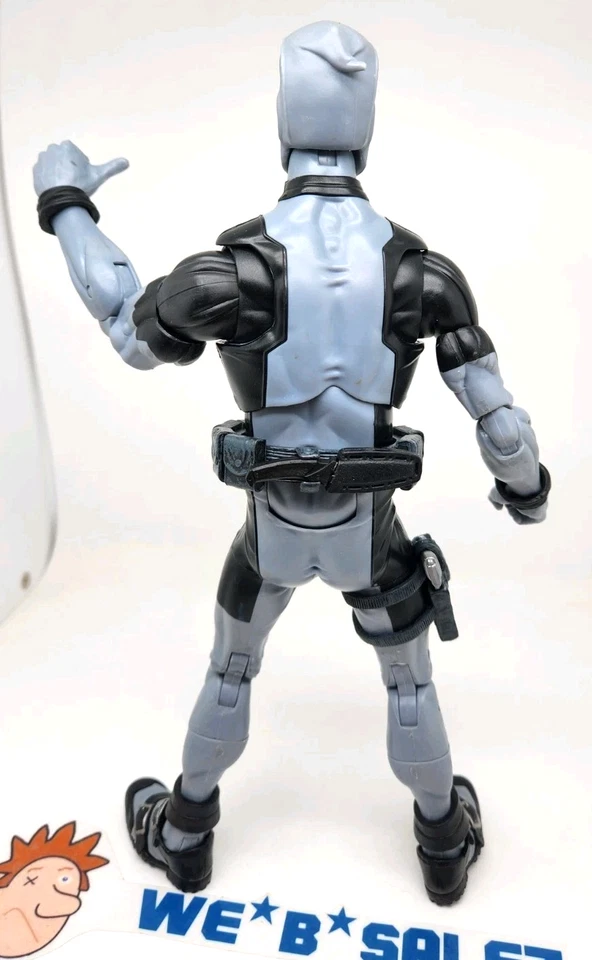 Figura de acción Hasbro E1974 2017 Marvel Legends X-Force Deadpool traje gris 12" Foto 3 de 4