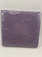 Creative Memories 7X7 Lavender with Silver Star Album w/ Pages Old Style NEW