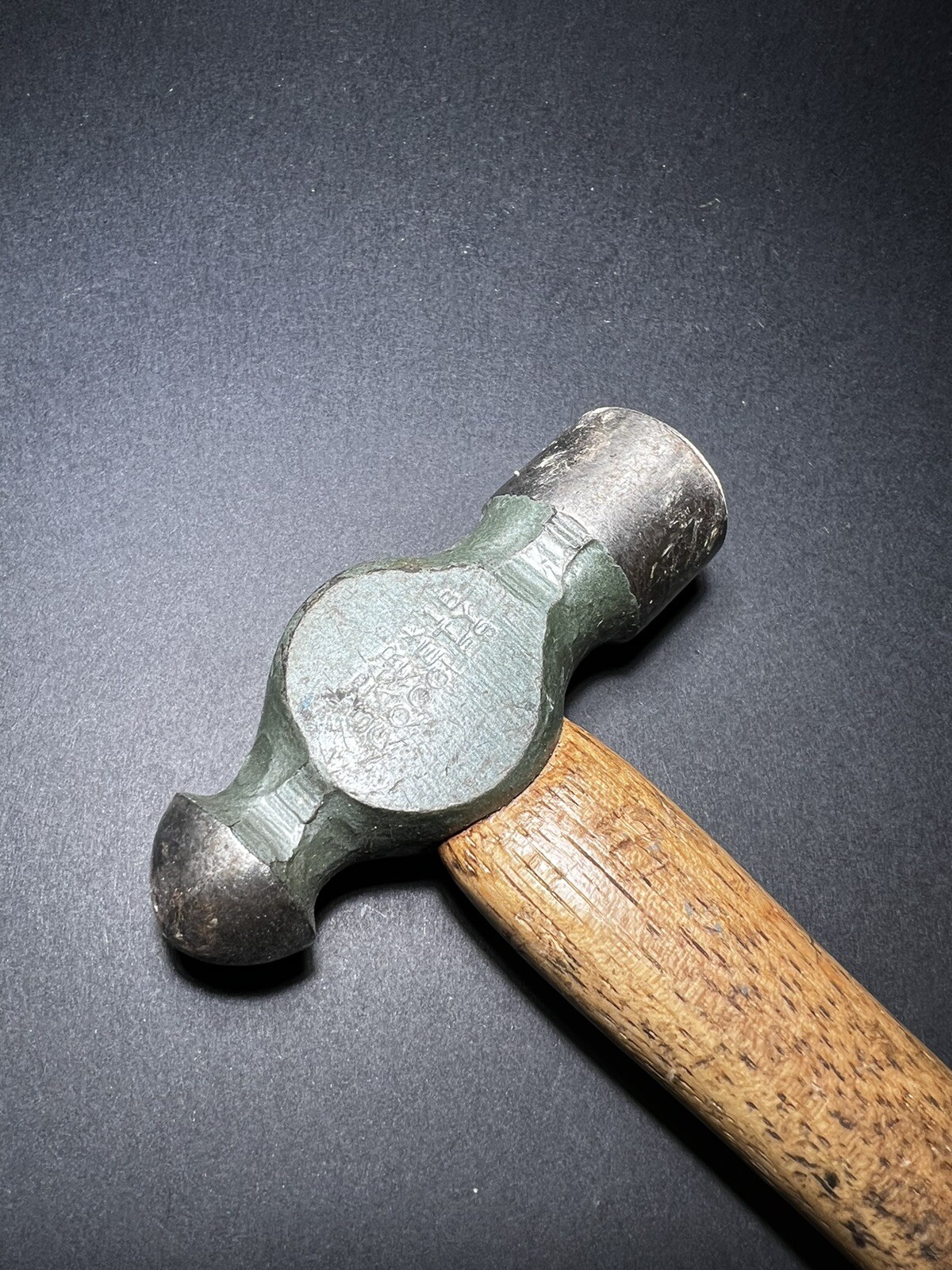 Vintage Craftsman 8 Oz. Ball Peen Hammer 38463 M Hickory Handle Made In