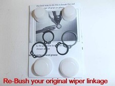 DAIHATSU Cuore Wiper Motor Linkage Plastic Bush Set 4 fit to original rods