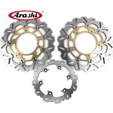 fit Suzuki Hayabusa GSX1300R 2008-2020 Gen 2 Arashi Front Rear Brake Disc Rotor