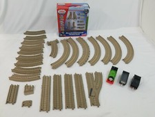Thomas  Friends TRACKMASTER Percy Train Works  Carts  25 Track Lot w/ Box EC