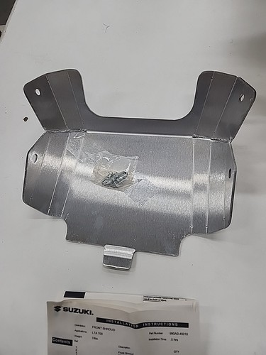 OEM Suzuki Front Shroud Bash Skid Plate Guard LT-A700 2005 KingQuad 990A0-45010 - Picture 5 of 7