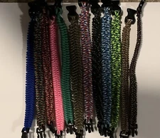 Micro Paracord Bracelet LOT of 12 each.