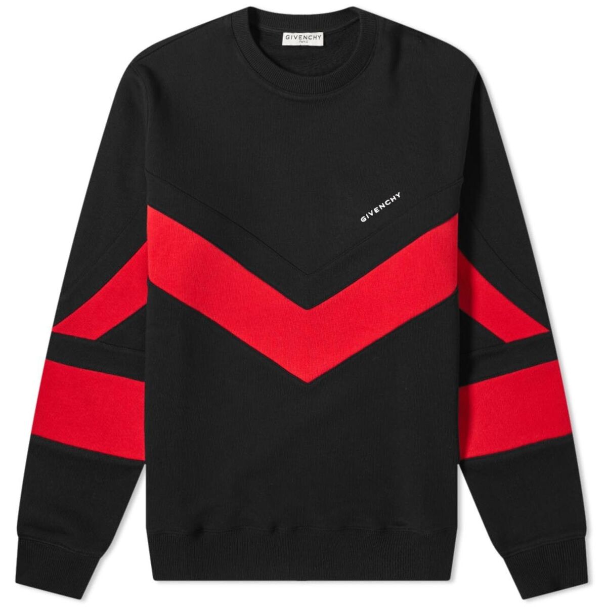 Givenchy Band Insert Crew Sweat size S Men's Black/Red | eBay Givenchy Band Insert Crew Sweat size S Men's Black/Red | eBay