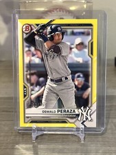 21’ Oswald Peraza Bowman Paper Prospects Yellow Border SSP #’d 11/75
