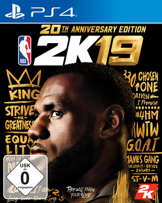 NBA 2K19 20th Anniversary Edition PS4 PS4 Neu & OVP