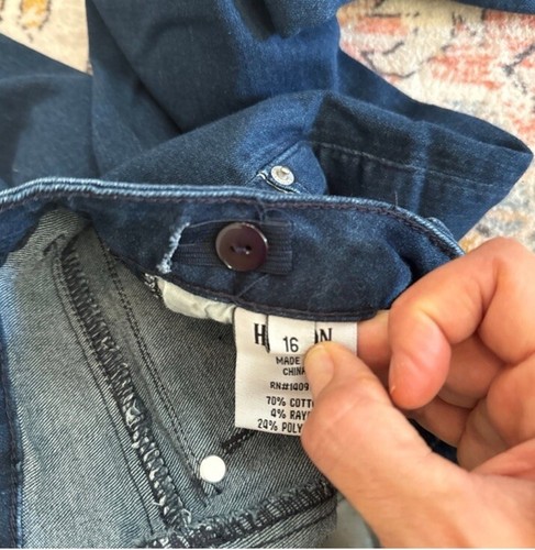VGUC Girls Hudson Jeans Size 19 - Picture 4 of 4