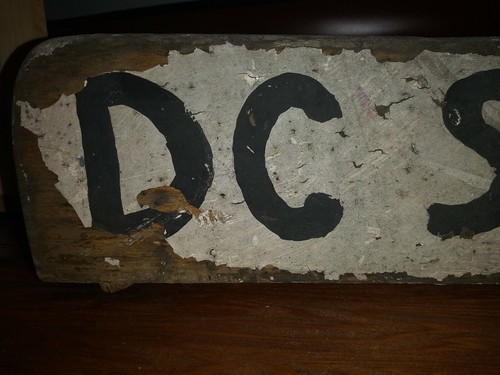 Vintage DC SHOES Sign Hand Painted Super Cool - Picture 3 of 8