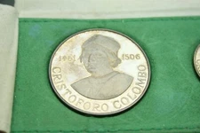 5 Piece Christopher Columbus Sterling Silver Coin Set - 51.1 Grams (NUM1424)