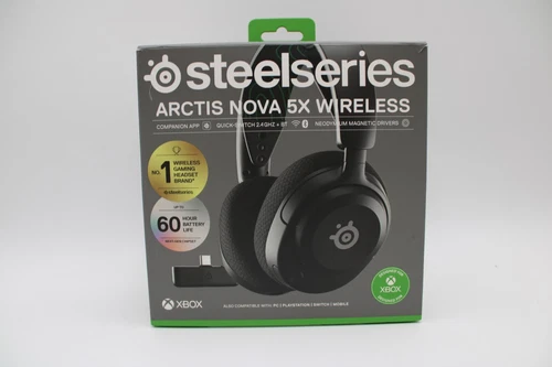 SteelSeries Arctis Nova 5X Wireless Multi-System Gaming Headset, Black