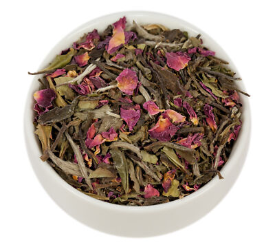 Rose White Tea - Loose Leaf  4 oz Sealed