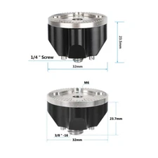 CAMVATE M6 ARRI Rosette Mount With 1/4"-20 & 3/8"-16 Mounting Screw fr DSLR Rig