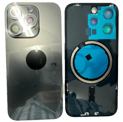 OEM iPhone 15 Pro Back Glass Cover Rear Housing w/Camera Lens
