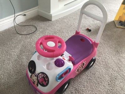 minnie mouse push along walker