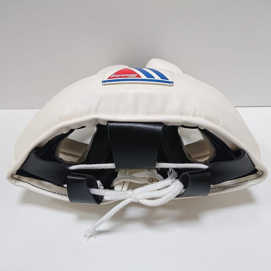 Winning Boxing Head Gear Face Guard Type FG-2900 Size M White from