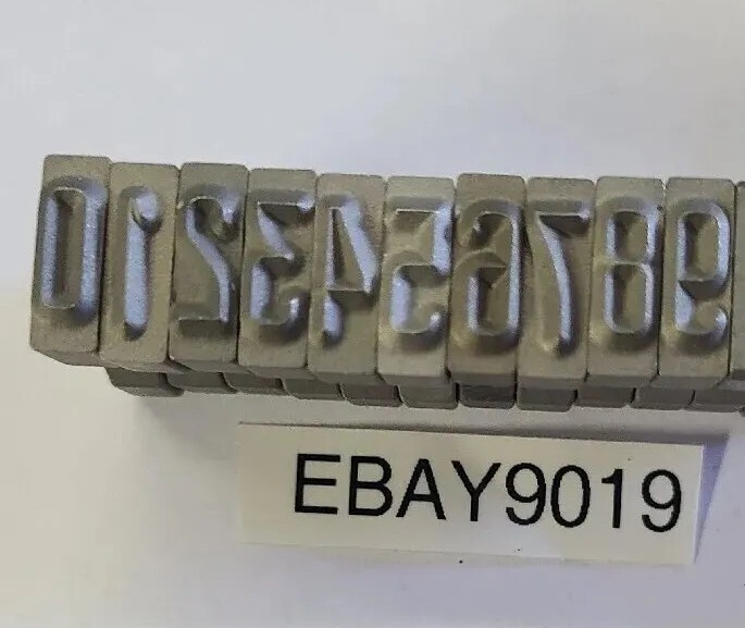 Hilti Marking Characters X-MC S 5.6/10 Fijación Directa DX462 ¡Nuevo! JUEGO 0-9